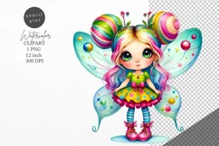 Whimsical clipart, Fairy clipart, Whimsical fairy Product Image 1