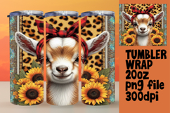 SOPHISTICATED 20oz Tumbler Template , Cute Animals Product Image 1