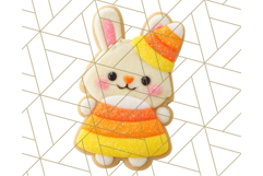 Halloween Bunny Cookie Clipart, Frosted Cookie Bunnies Png Product Image 4