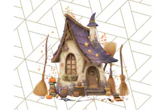 Halloween Candy Shop Clipart PNG, Trick or Treat Clip Art Product Image 4