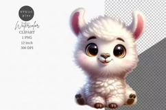 Farm animals clipart, Llama clipart, Cute animals, Product Image 1