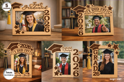 Graduation Photo Frames Bundle | Tassel Holder | Laser Cut Product Image 2