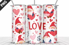 Lovely Hearts Tumbler Design | Valentine's Day Tumbler Wrap Product Image 5