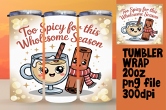 GORGEOUS 20oz Tumbler Wrap for Gifts , Kawaii Food Product Image 1