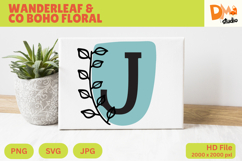 Wanderleaf &amp; Co Boho Floral Monogram Product Image 1