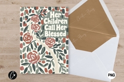 Christian Mother's Day Card | Bible Verse Printable Product Image 2