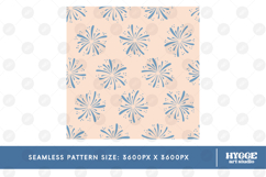 American 4th of July Fireworks Seamless Pattern Bundle Set Product Image 5