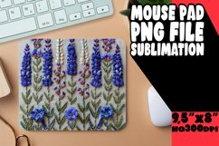 Flower Power: 3D Sublimation Mouse Pad Design Product Image 1