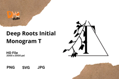 Deep Roots Initial Monogram Product Image 1