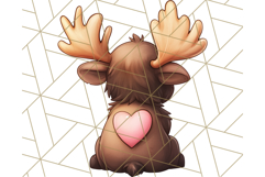 Cute Back View Sitting Animal Clipart PNG From Behind Product Image 4