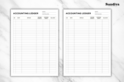 Editable Accounting Ledger Sheet Template 1 Product Image 3