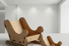 Christmas Sleigh Laser Cut File Wooden Holiday Table Decor Product Image 2