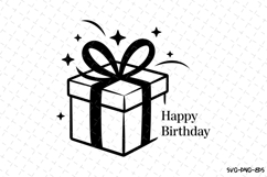 Christmas Happy Birthday Svg | Christmas Svg | Svg Cut Files Product Image 1
