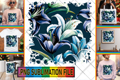 RADIANT Tote Bag Magic Ideas, Flower Pattern Product Image 1