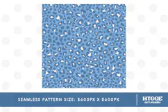 American 4th of July USA Patriotic Leopard Seamless Pattern Product Image 2