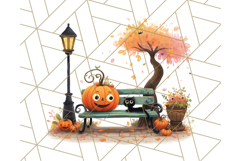 Pastel Halloween Town PNG Clipart, Spooky Shops &amp; Homes Png Product Image 4