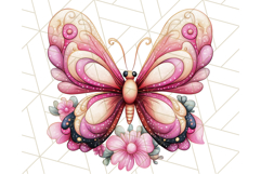 Jewel Toned Butterfly PNG Clipart, Vibrant Butterflies Product Image 4
