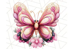 Jewel Toned Butterfly PNG Clipart, Vibrant Butterflies Product Image 4