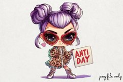 Cupid Anti Valentines Day Clipart PNG Product Image 1