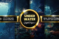 Underwater Digital Papers - 04 Variations Product Image 1