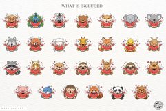 Animals Love Watermelon Clipart Product Image 4