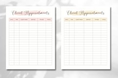 Editable Client Appointments Canva Template - 5 Colors Product Image 4