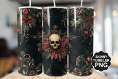 Gothic Christmas Tumbler | Christmas Tumbler Wrap Product Image 1