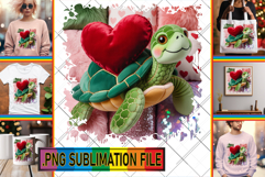 RADIANT Tote Bag Gift Ideas PNG, Valenines Animals Product Image 1