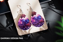 Valentines Day Teardrop Sublimation- Valentines Day Earring Product Image 1