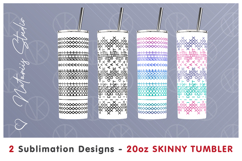 8 Adults Hidden Message Designs - 20oz Skinny Tumbler Product Image 5