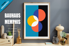 Abstract geometric Bauhaus, Memphis. 20 Posters. Product Image 2