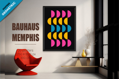 Abstract geometric Bauhaus, Memphis. 20 Posters. Product Image 3