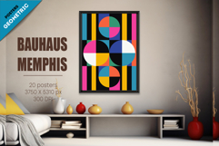 Abstract geometric Bauhaus, Memphis. 20 Posters. Product Image 4