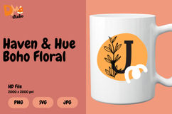 Haven &amp; Hue Boho Floral Monogram Product Image 1