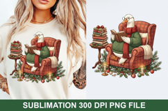 Christmas Goose Sublimation - Christmas PNG Design Product Image 1