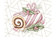 Christmas Sweet Shoppe Clipart PNG, Pastel Bakery Art Product Image 4