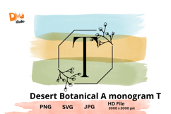 Desert Botanical Monogram Product Image 1