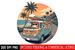 Summer PNG,Beach Vacation PNGs, Boho &amp; Tropical Shirt Design Product Image 1