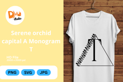 Serene Orchid Capital Monogram Product Image 1