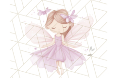 Pastel Purple Fairy Garden Clipart Enchanted Cottagecore Png Product Image 3