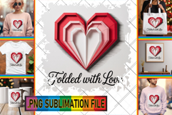 Elegant TSHIRT Gift Ideas PNG, Heart Quote Product Image 1