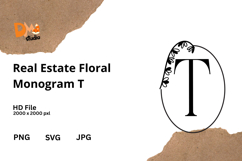 Real Estate Floral Monogram Product Image 1