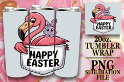 WHIMSICAL SUBLIMATION 20oz TUMBLER WRAP, Easter Animals Product Image 1