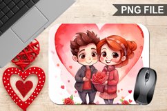 Valentine&#039;s Day Photo Sublimation Mouse Pad PNG Design Product Image 1