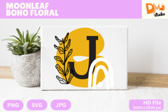 Moonleaf Boho Floral Monogram Product Image 1