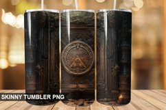 3D Gothic Book Tumbler Design Product Image 1