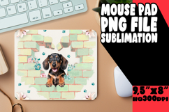 Unique Mouse Pad Design Ideas PNG, Cute Dog Product Image 1