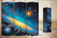 Vivid Space Tumbler Sublimations , 20 oz Tumbler Wrap Product Image 2