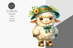 Farm animals clipart, Sheep clipart, Cute animals Product Image 1