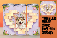 Personalized 20oz Artwork for Gifts , Cute Dog Product Image 1